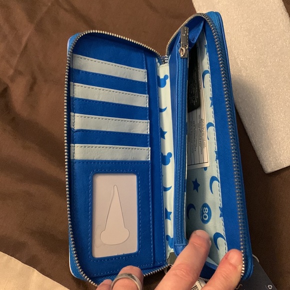 BNWT Disney Fantasia Loungefly Mini Backpack *AND* matching Loungefly wallet - Picture 8 of 9